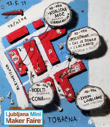 NAPOVEDUJEMO: <br> Sprehod po domači novomedijski produkciji <br> 13. maj 2017 <br> @ Mini Maker Faire Ljubljana